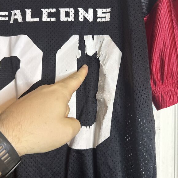 Atlanta Falcons Jersey Youth Large 14-16 Reebok On Field NFL - Picture 5 of 9